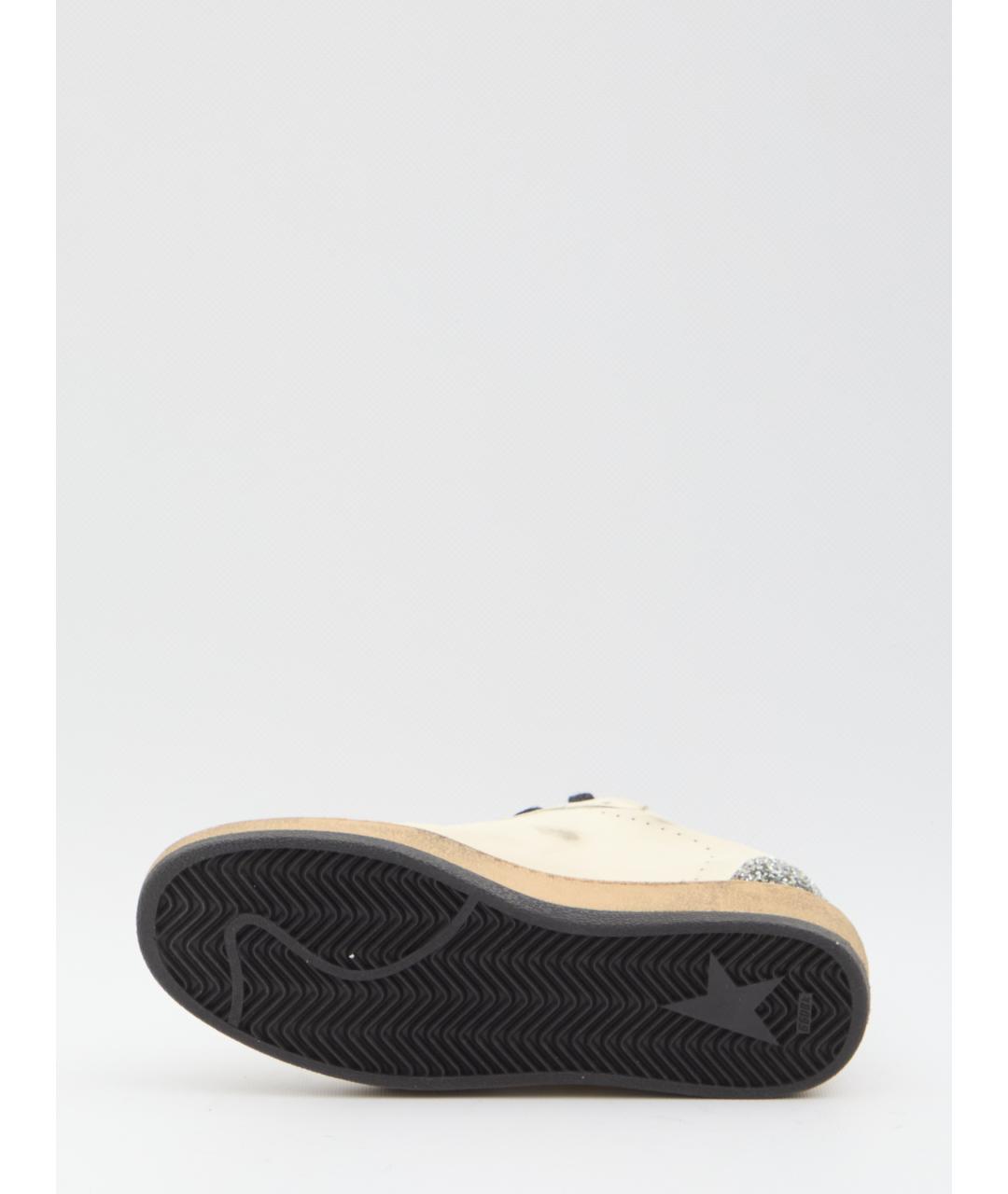 GOLDEN GOOSE DELUXE BRAND Бежевые кожаные кеды, фото 4