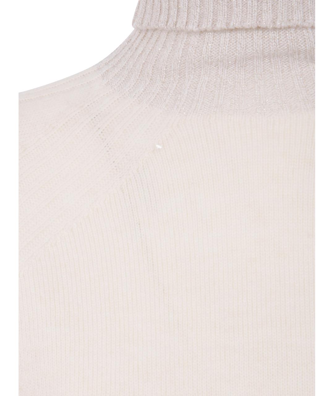 TWIN-SET Белый шерстяной джемпер / свитер, фото 3