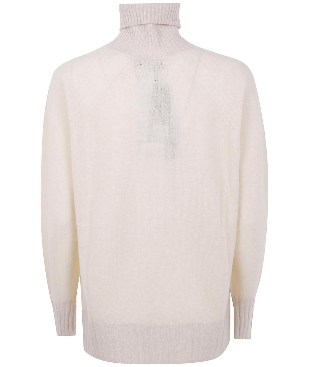 TWIN-SET Белый шерстяной джемпер / свитер, фото 2