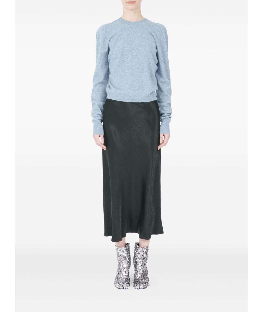 MAISON MARGIELA Голубой шерстяной джемпер / свитер, фото 2