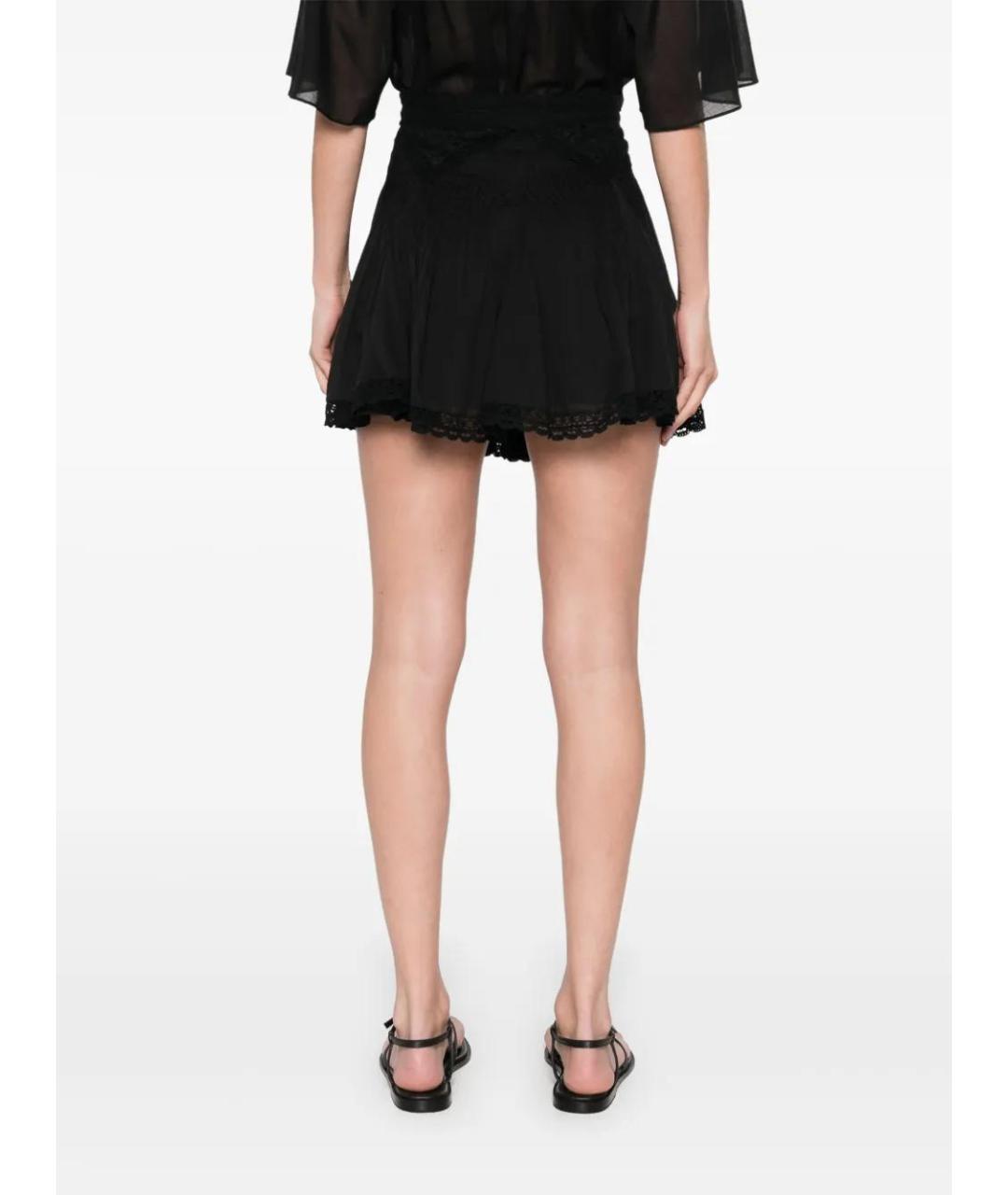 ISABEL MARANT Черная полиэстеровая юбка мини, фото 4