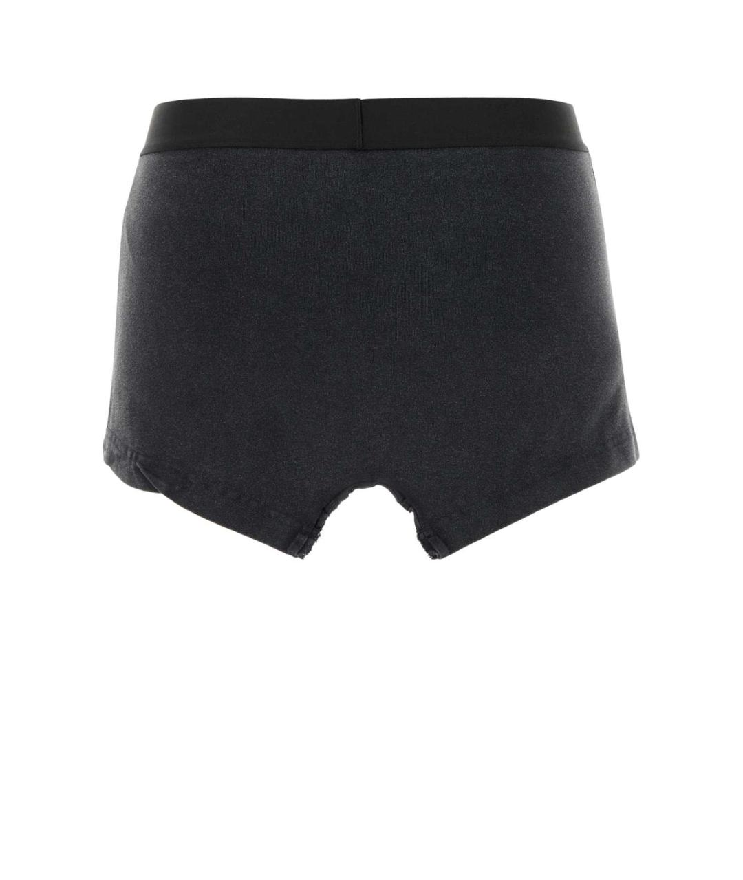 BALENCIAGA Черная хлопковая юбка мини, фото 2