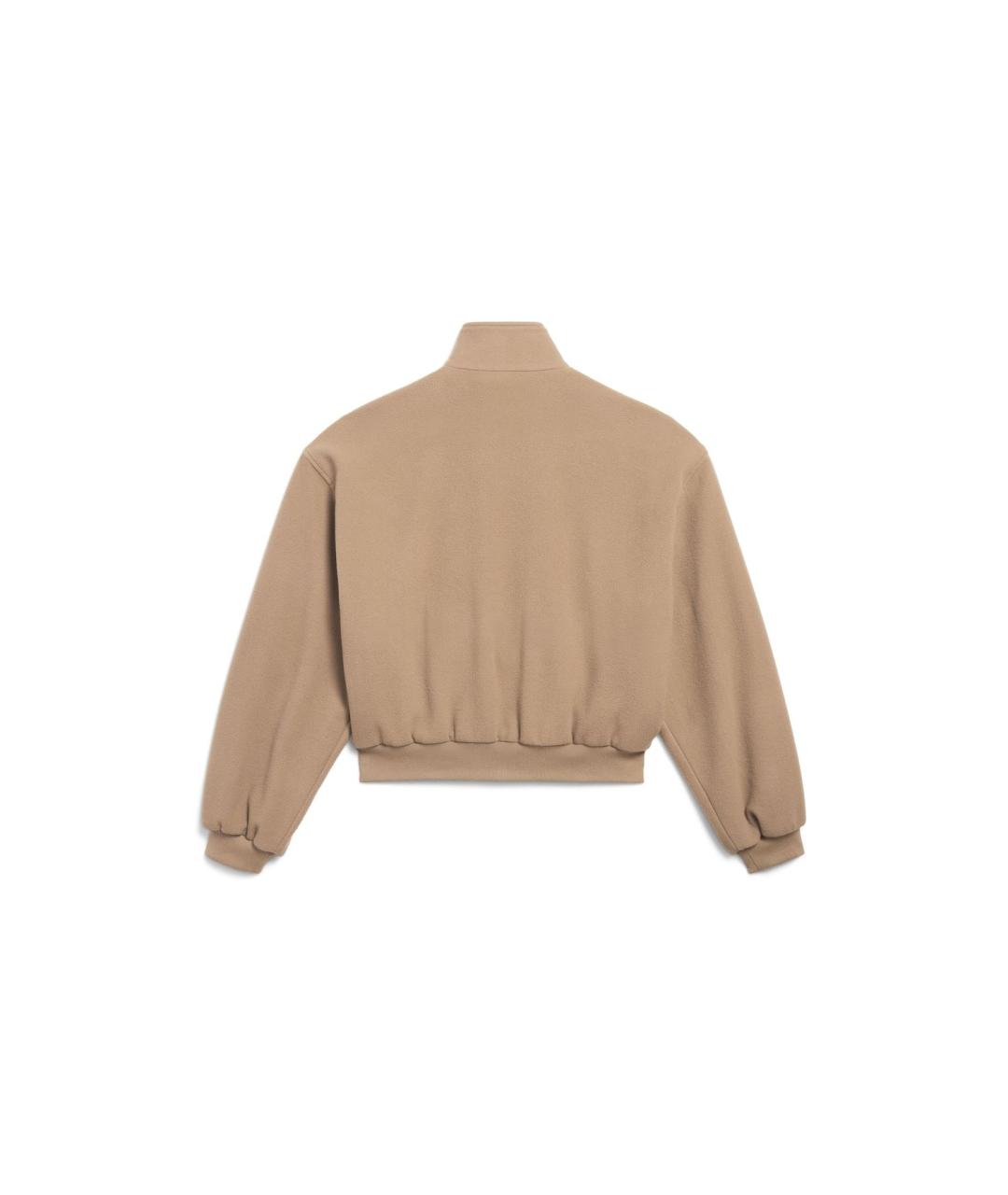 BALENCIAGA Бежевая шерстяная куртка, фото 2
