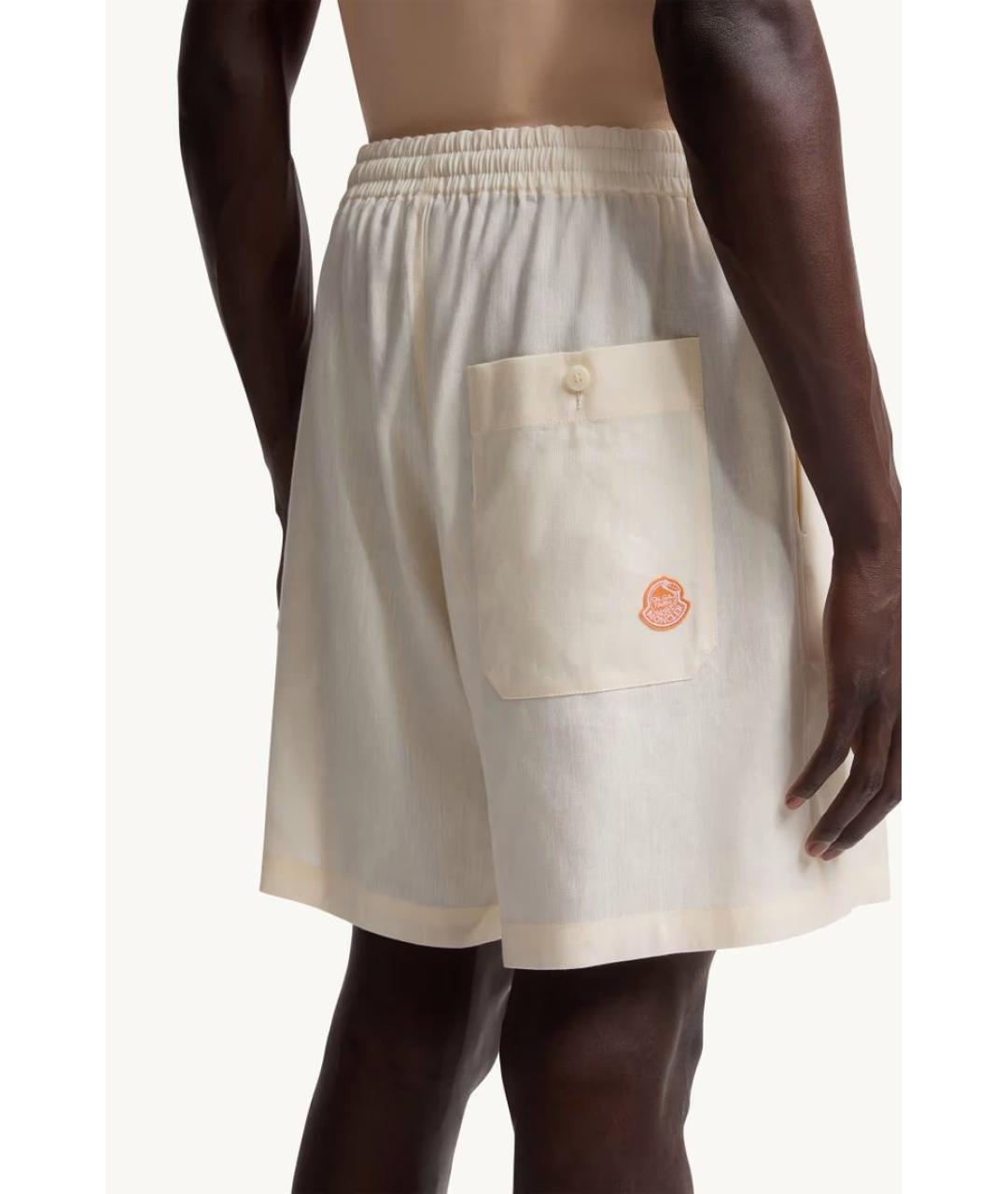 MONCLER Белые шорты, фото 5