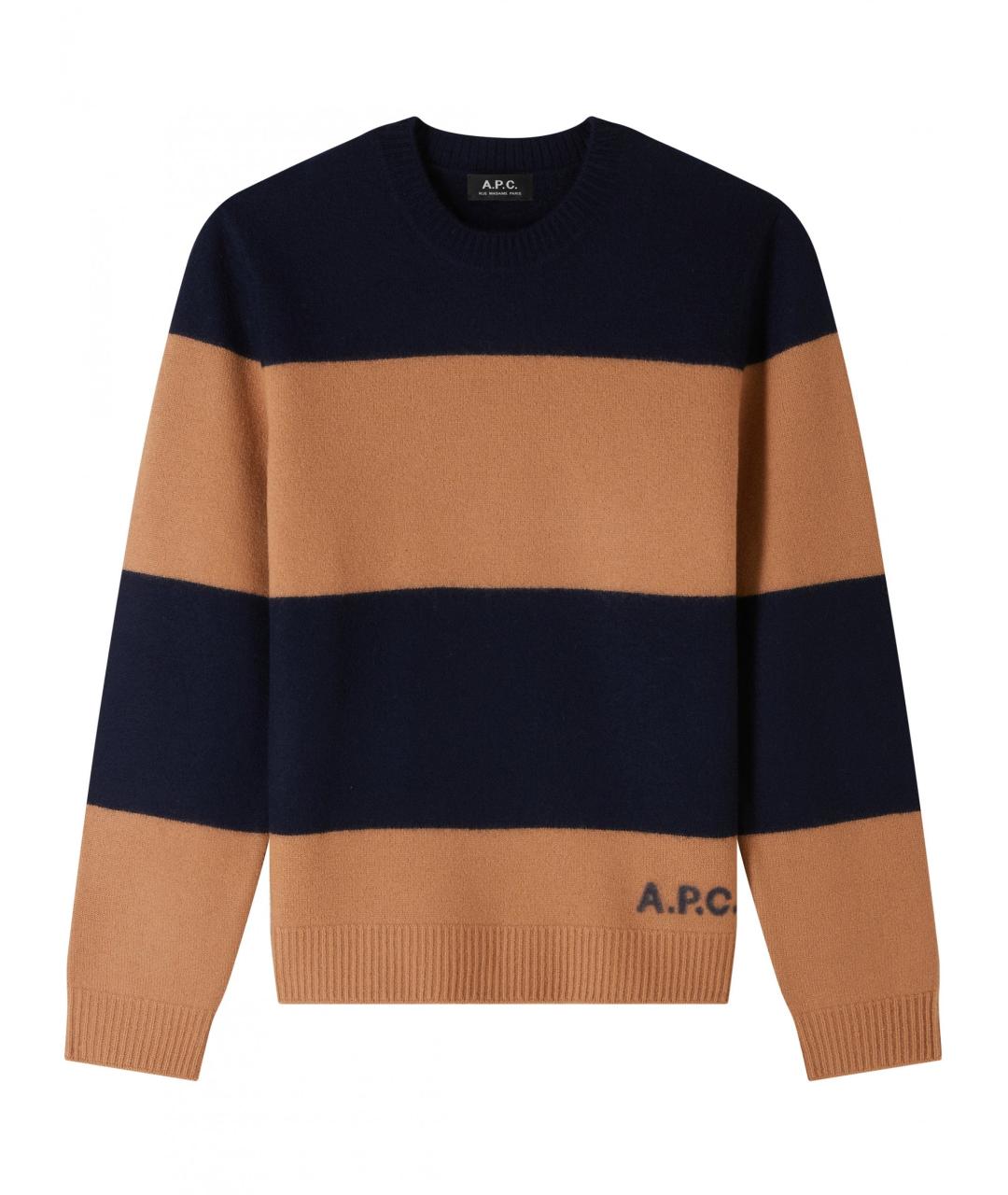 A.P.C. Бежевый шерстяной джемпер / свитер, фото 1