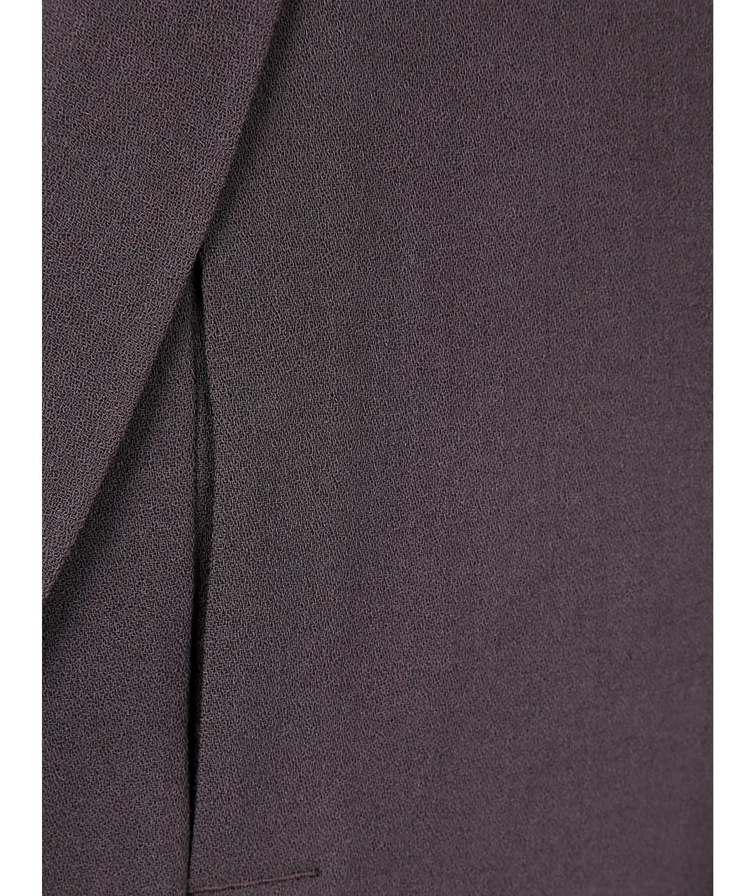 RICK OWENS Коричневый шерстяной пиджак, фото 3