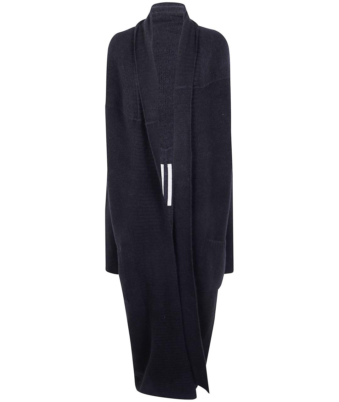 RICK OWENS Черный шерстяной кардиган, фото 1