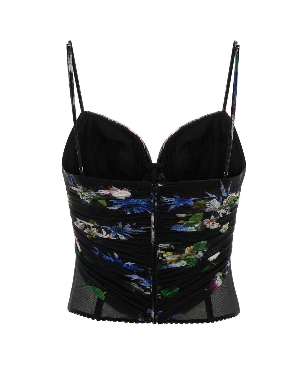 BLUMARINE Мульти полиамидовая майка, фото 2