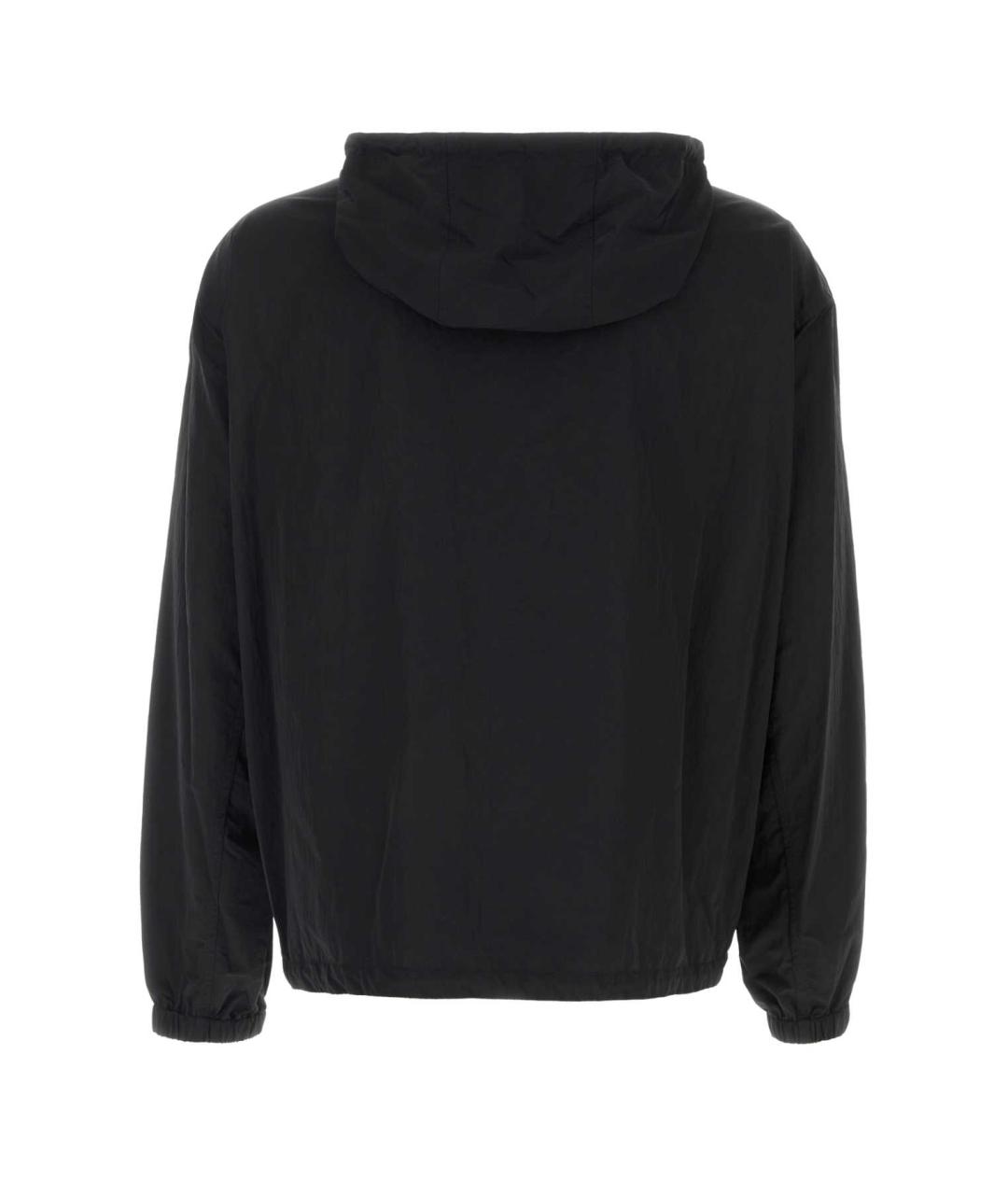 BURBERRY Черная полиамидовая куртка, фото 2