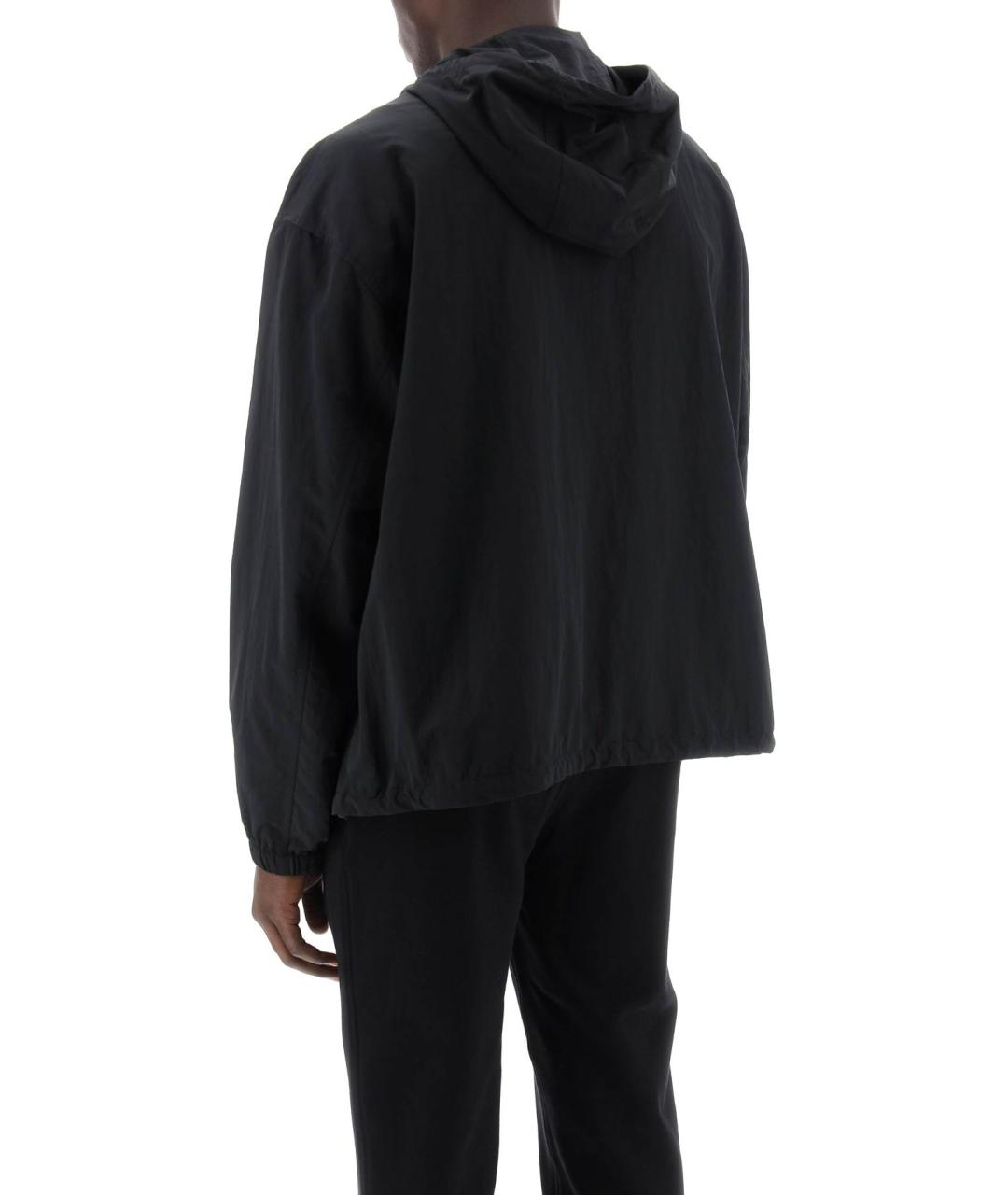 BURBERRY Черная полиамидовая куртка, фото 3