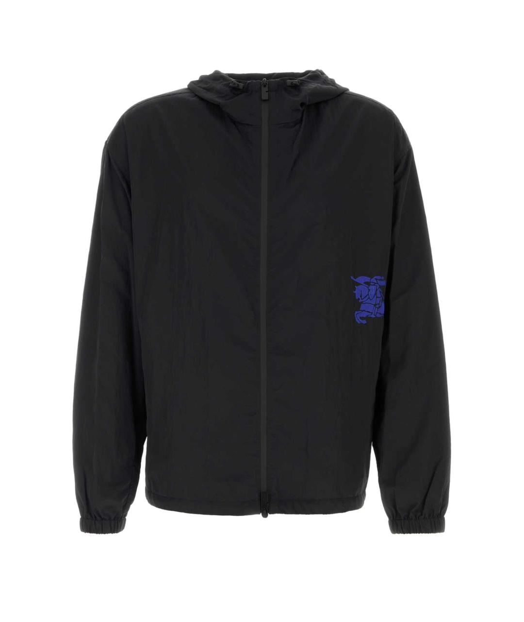 BURBERRY Черная полиамидовая куртка, фото 1