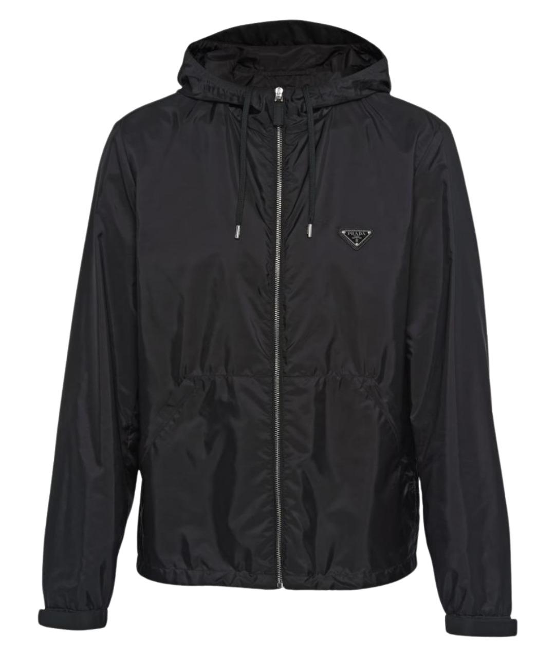 PRADA Черная полиамидовая куртка, фото 1