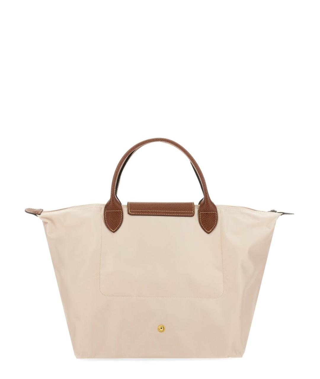 LONGCHAMP Белая синтетическая сумка тоут, фото 2