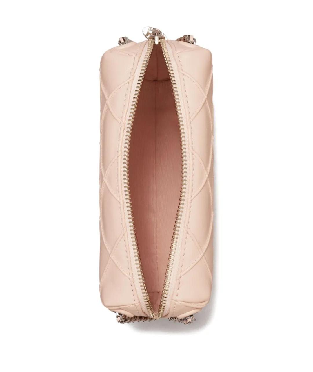 TORY BURCH Розовая бархатная сумка через плечо, фото 4