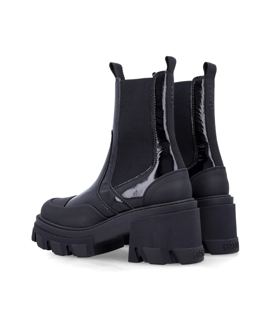 GANNI Черные ботинки, фото 4