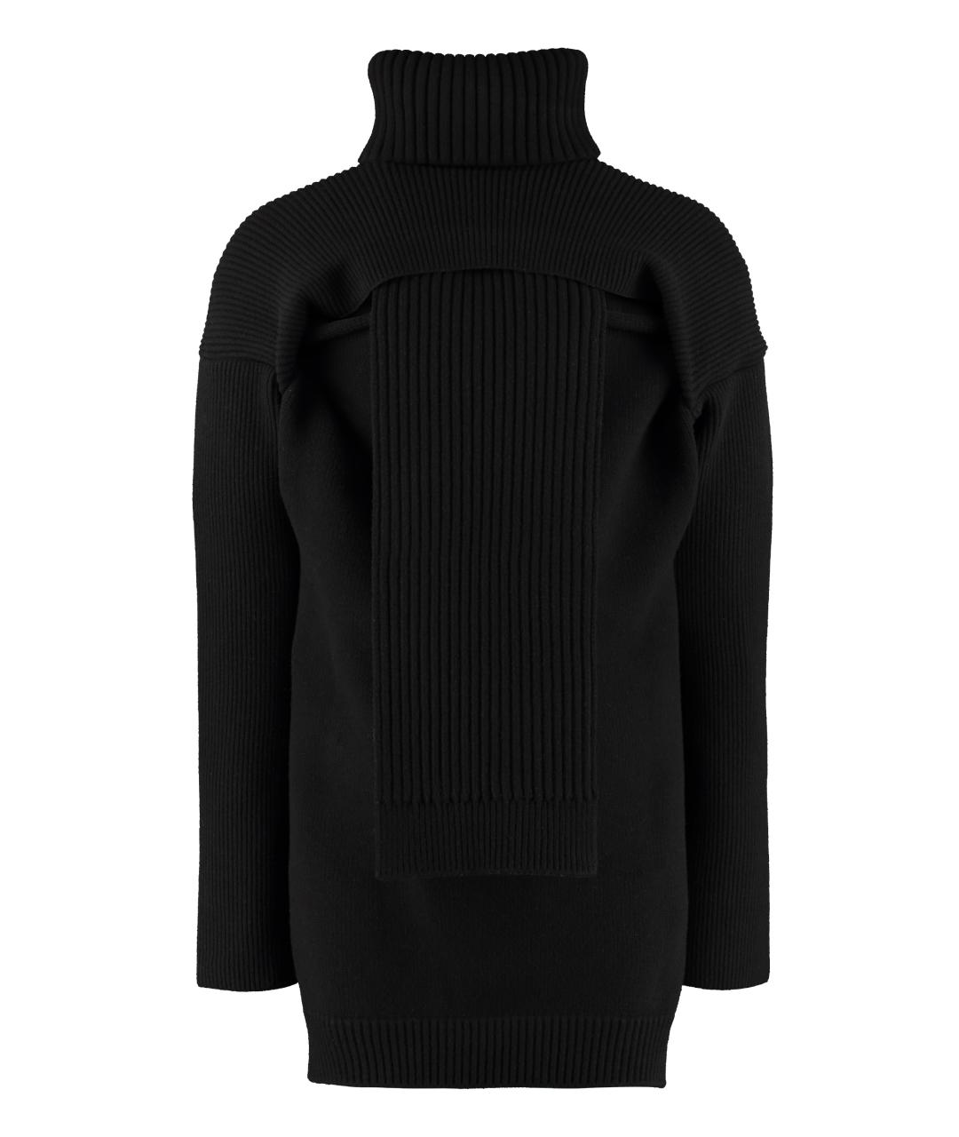 BOTTEGA VENETA Черный шерстяной джемпер / свитер, фото 2