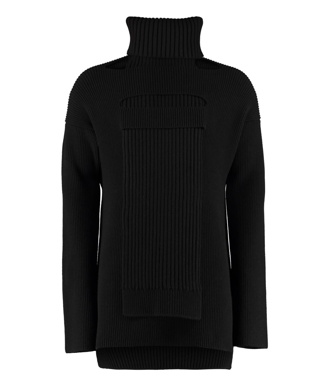 BOTTEGA VENETA Черный шерстяной джемпер / свитер, фото 1