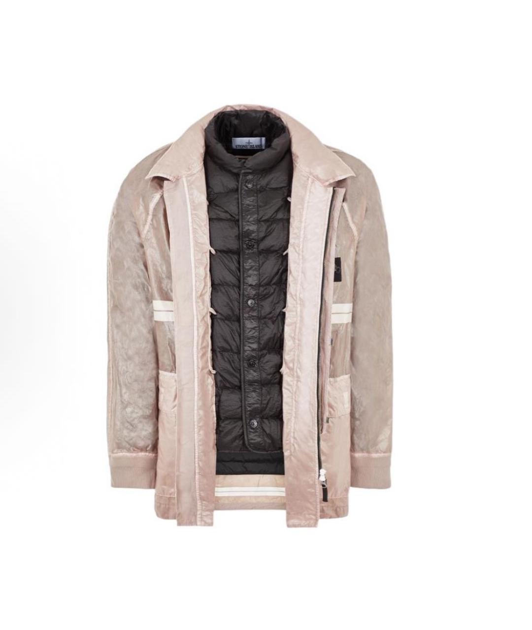 STONE ISLAND Розовая парка, фото 2