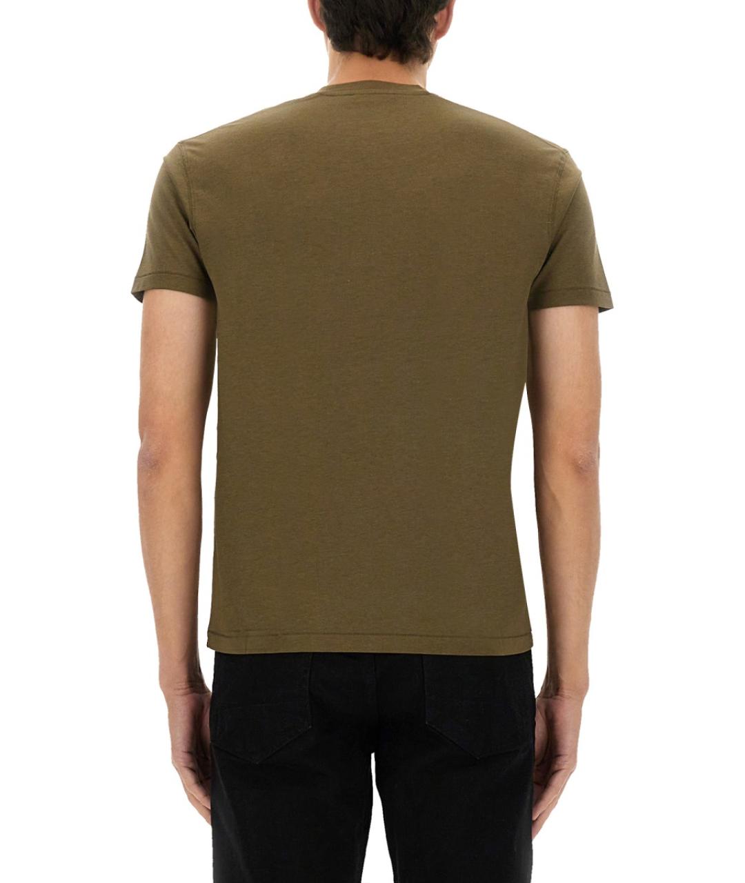 TOM FORD Зеленая футболка, фото 4