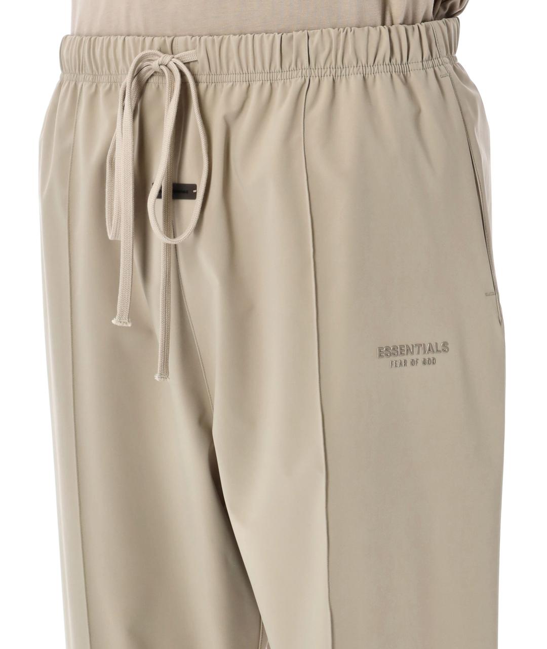 FEAR OF GOD ESSENTIALS Бежевые хлопковые повседневные брюки, фото 3