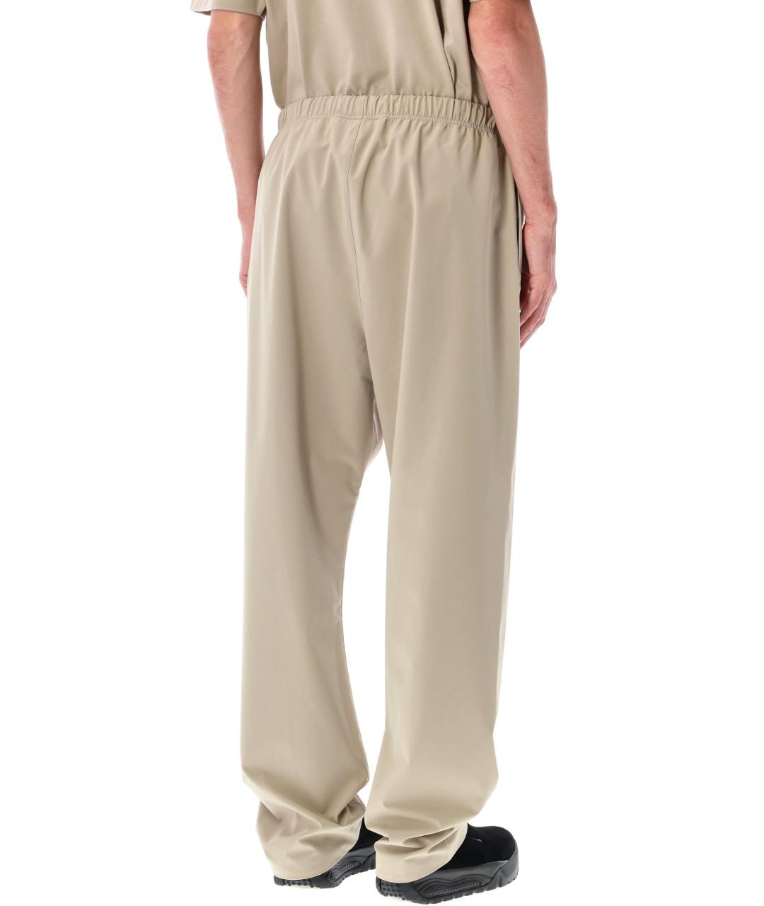 FEAR OF GOD ESSENTIALS Бежевые хлопковые повседневные брюки, фото 2