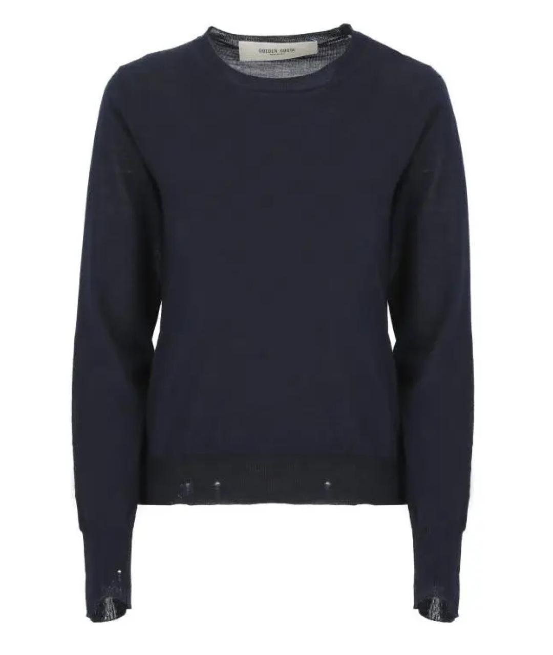 GOLDEN GOOSE DELUXE BRAND Синий шерстяной джемпер / свитер, фото 1