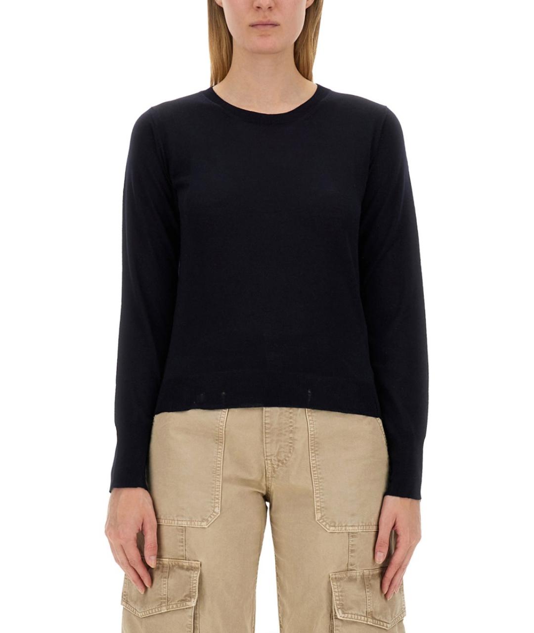 GOLDEN GOOSE DELUXE BRAND Синий шерстяной джемпер / свитер, фото 2