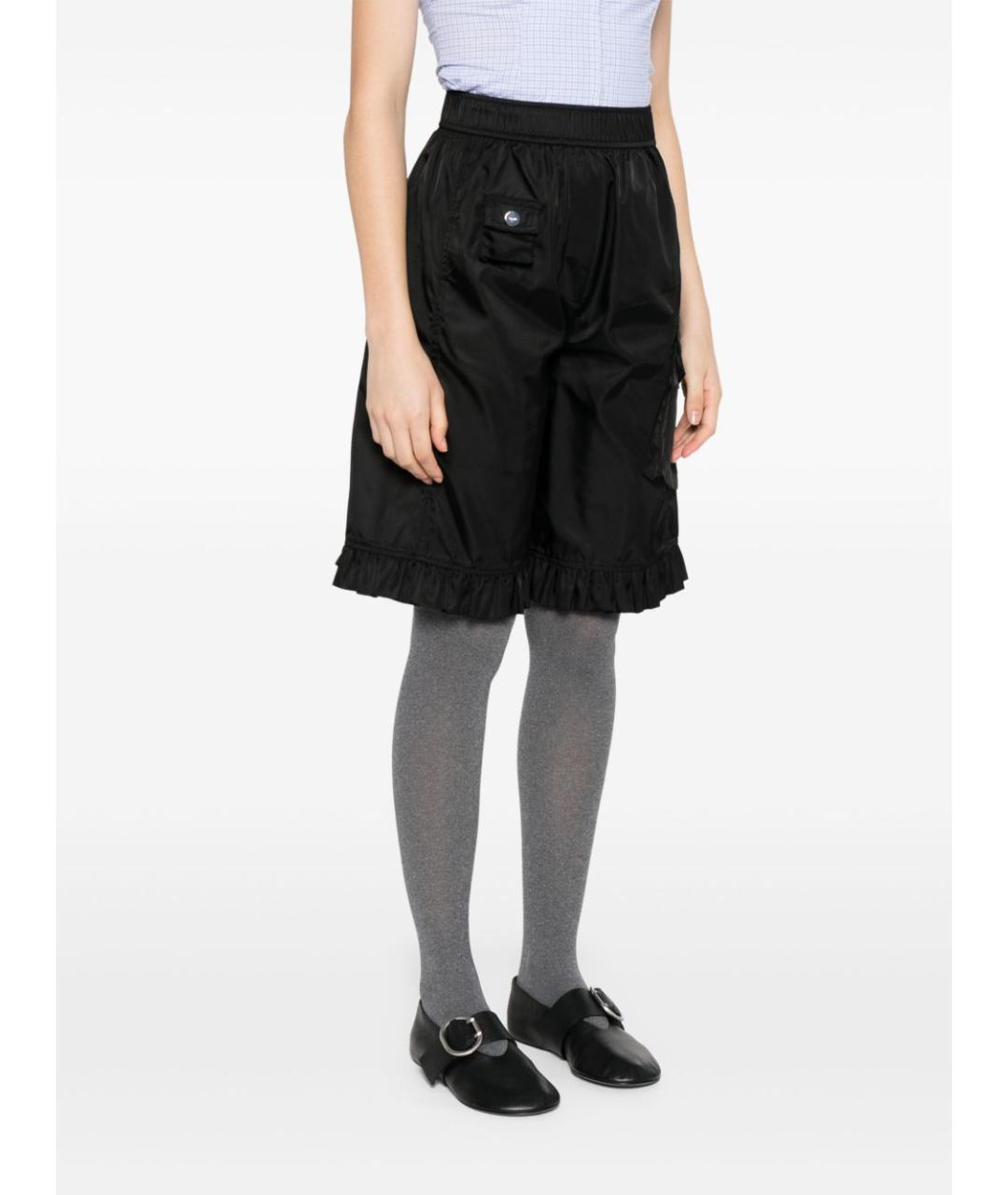 GANNI Черные шорты, фото 5