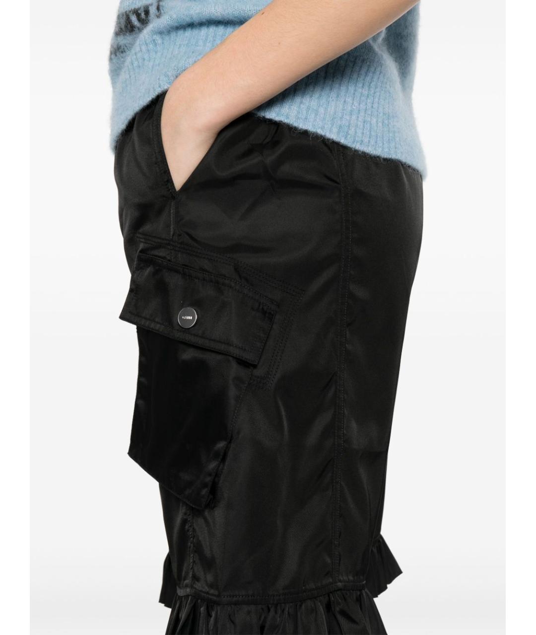 GANNI Черные шорты, фото 3