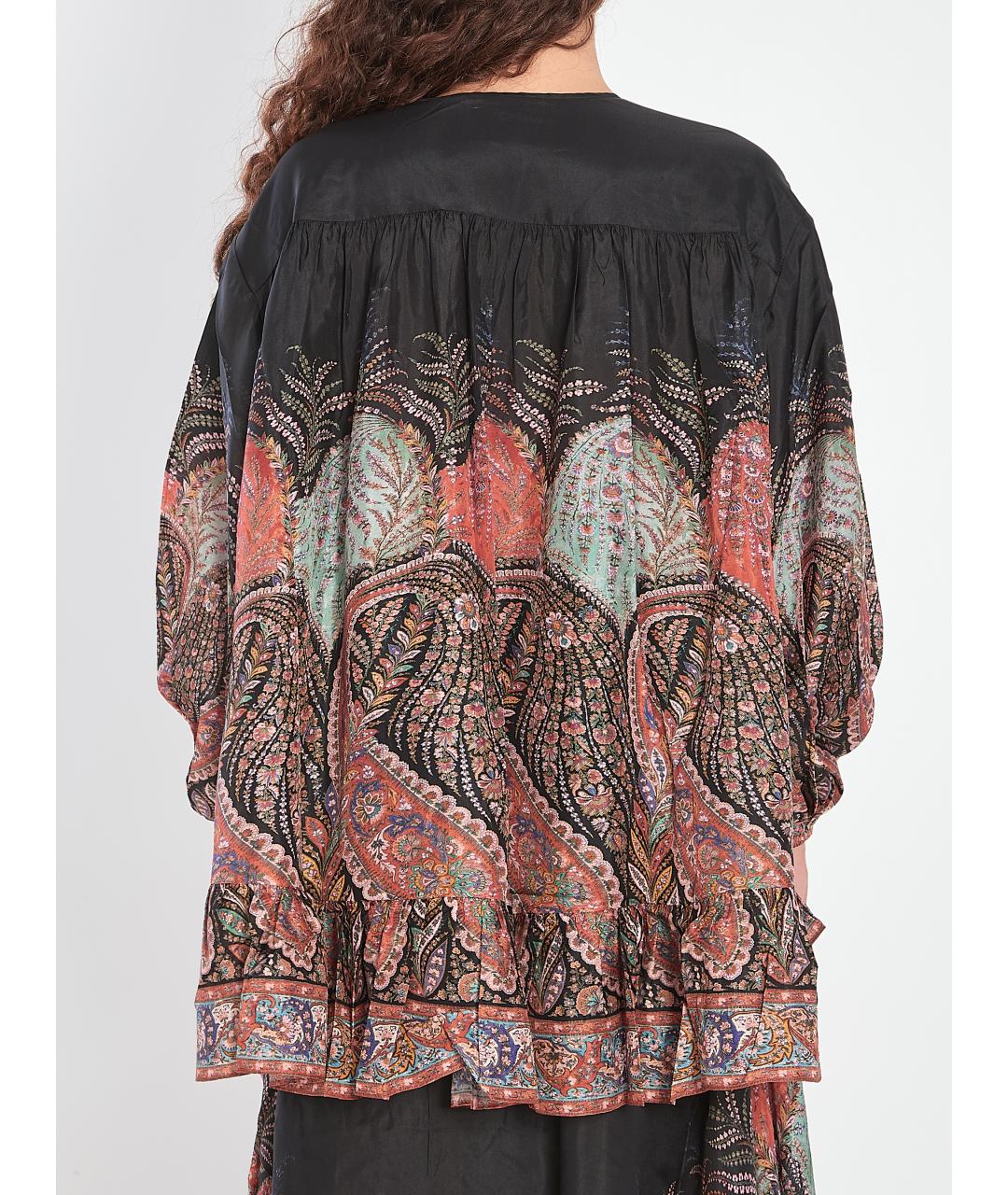 ZIMMERMANN Черная шелковая рубашка, фото 5