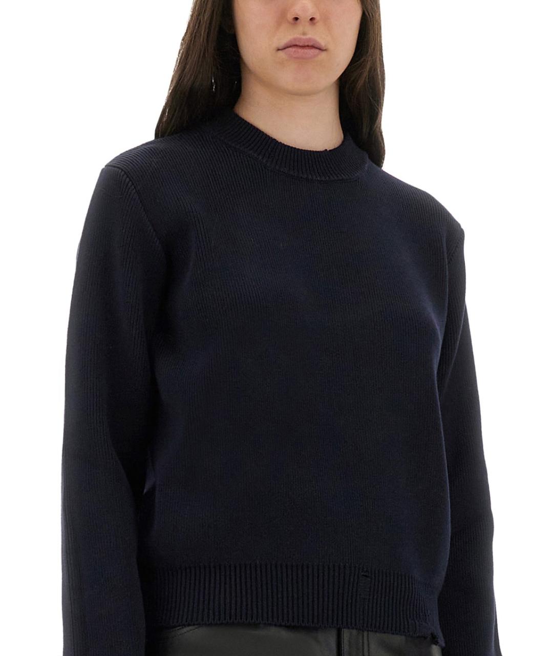 GOLDEN GOOSE DELUXE BRAND Синий хлопковый джемпер / свитер, фото 5