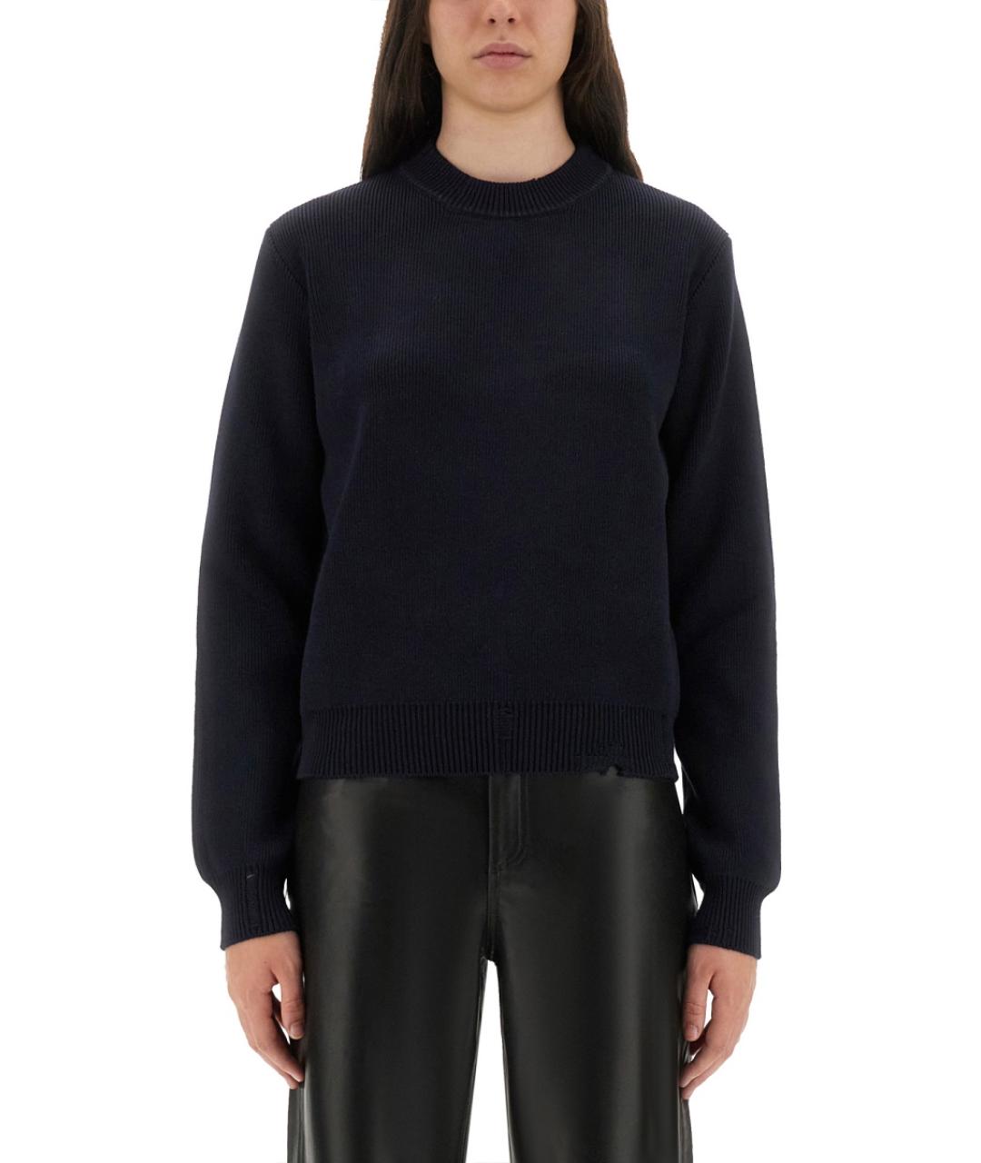 GOLDEN GOOSE DELUXE BRAND Синий хлопковый джемпер / свитер, фото 2