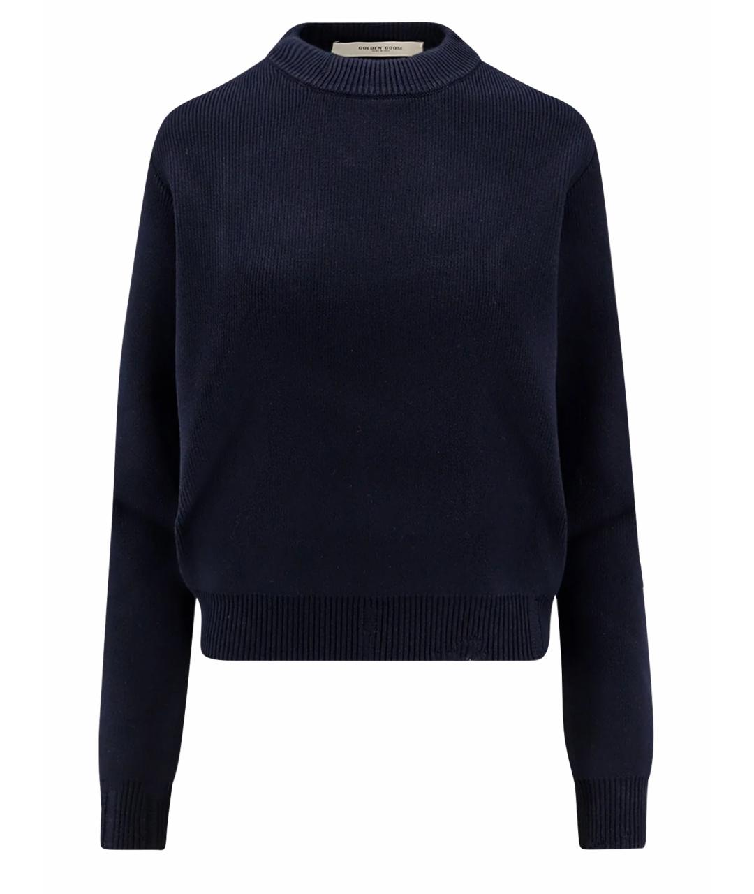 GOLDEN GOOSE DELUXE BRAND Синий хлопковый джемпер / свитер, фото 1