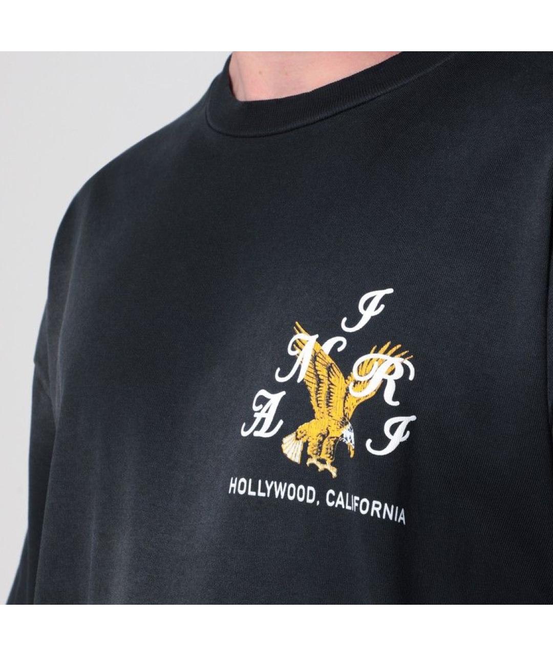 AMIRI Черная хлопковая футболка, фото 3