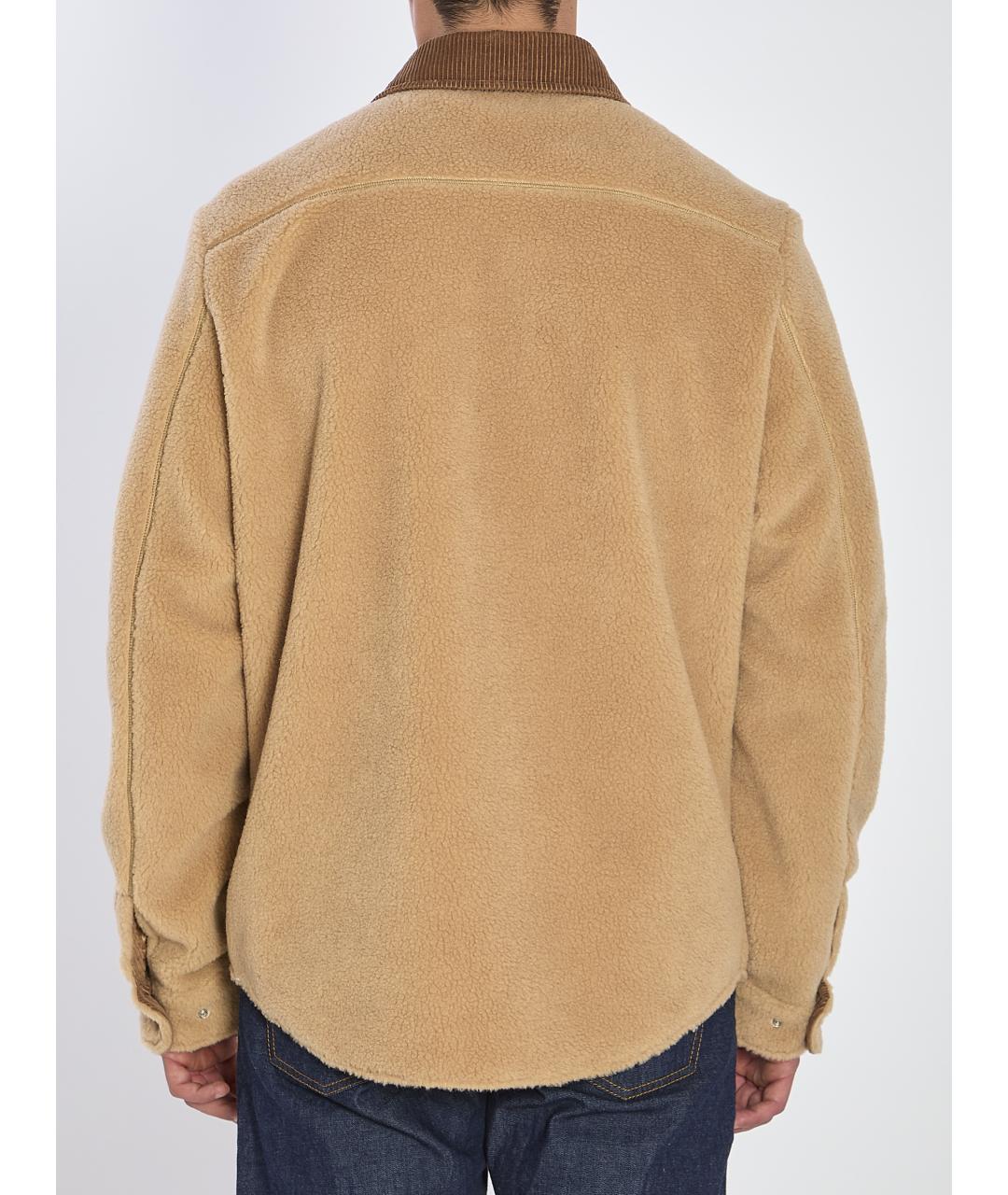 MONCLER Бежевая кэжуал рубашка, фото 5