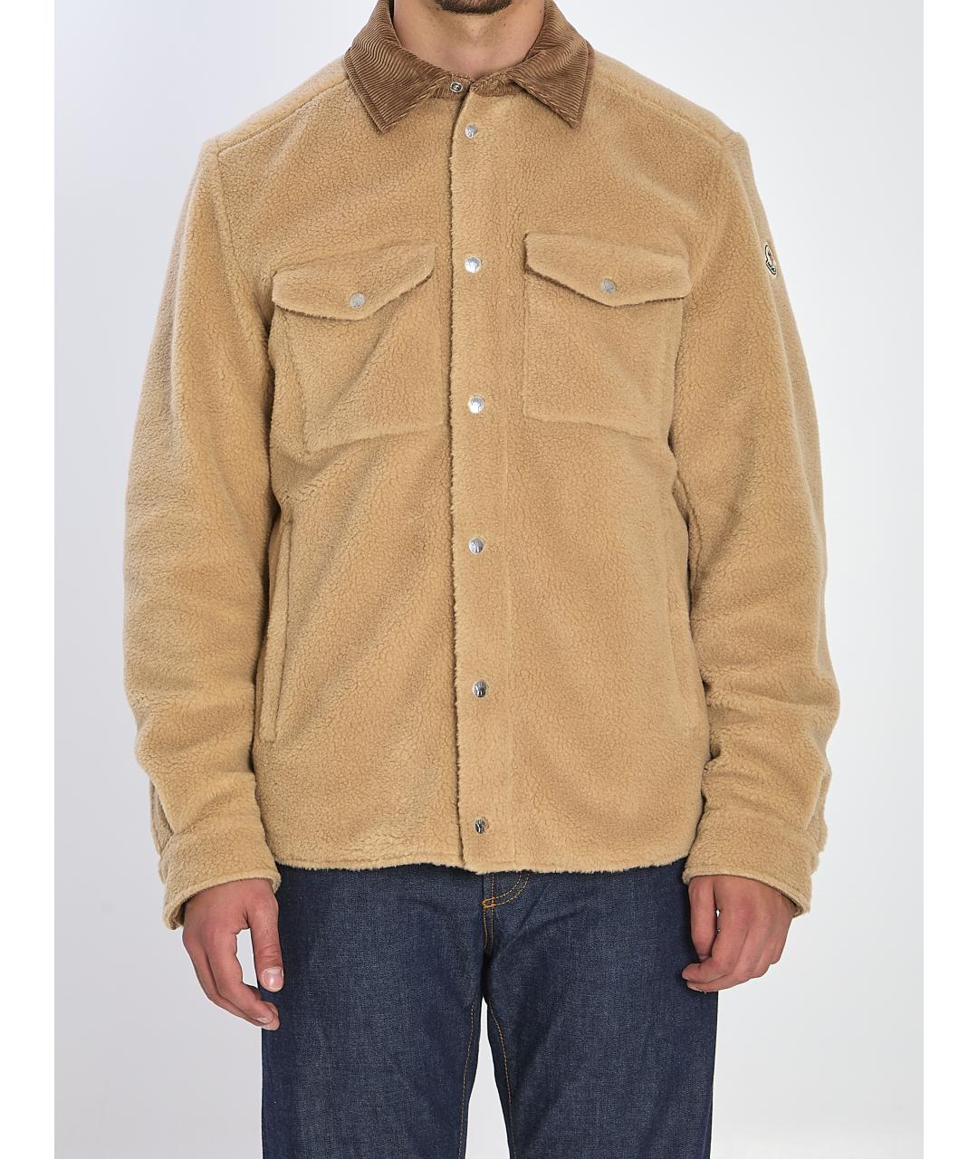 MONCLER Бежевая кэжуал рубашка, фото 2