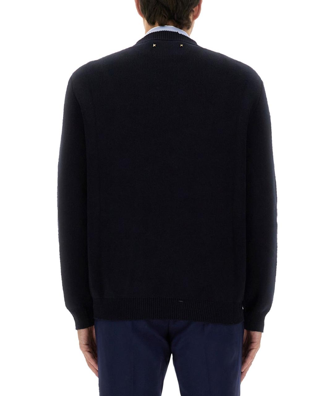 GOLDEN GOOSE DELUXE BRAND Синий хлопковый джемпер / свитер, фото 4