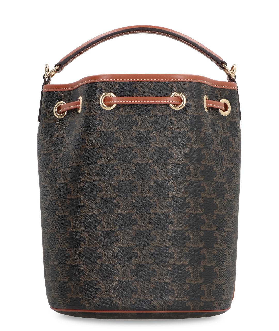 CELINE Коричневая сумка тоут, фото 4