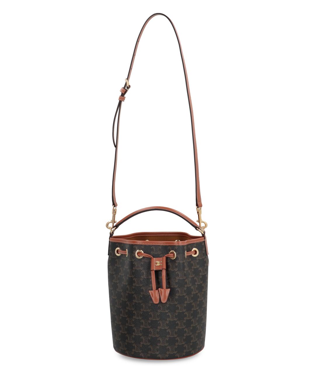 CELINE Коричневая сумка тоут, фото 5