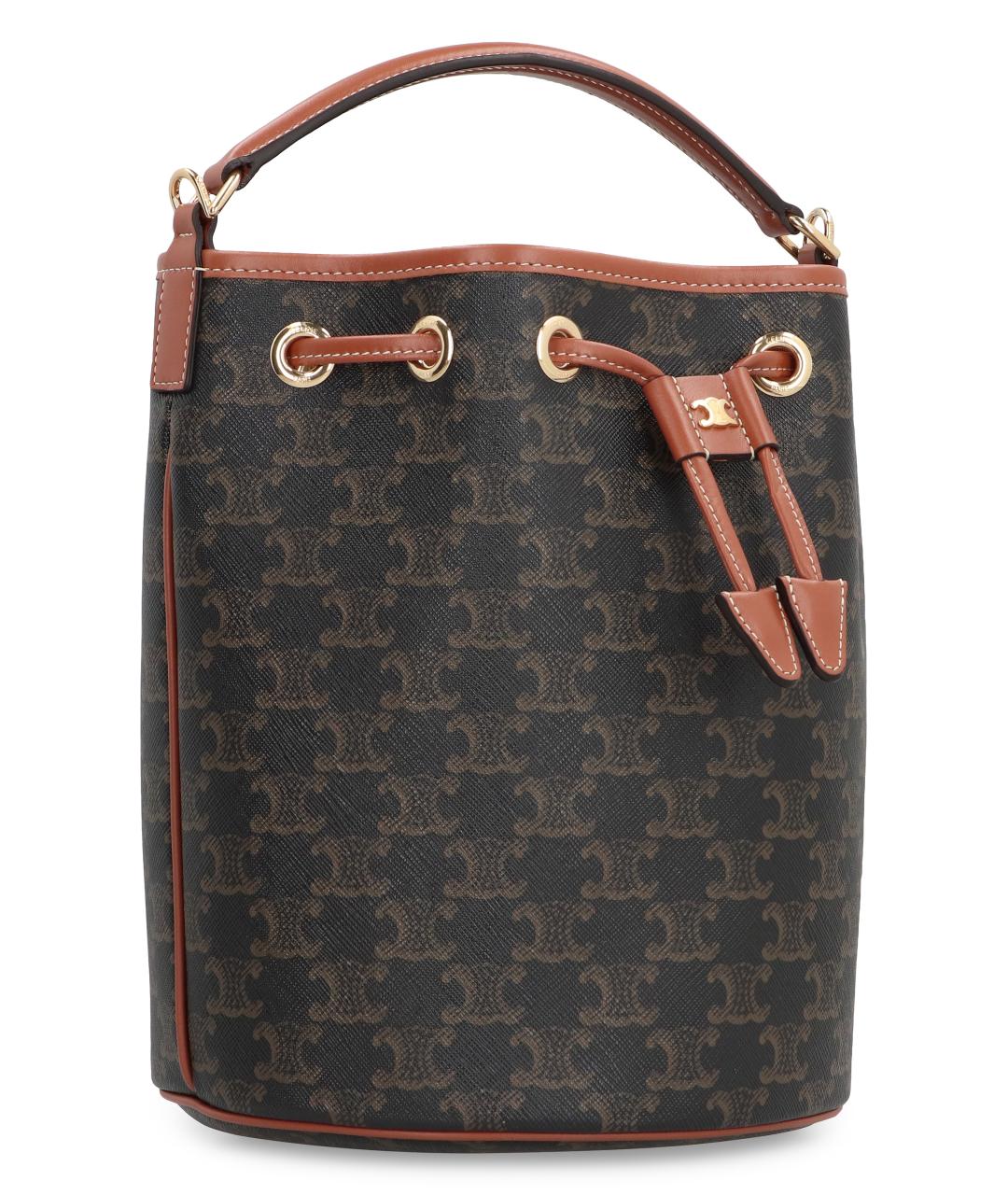 CELINE Коричневая сумка тоут, фото 3