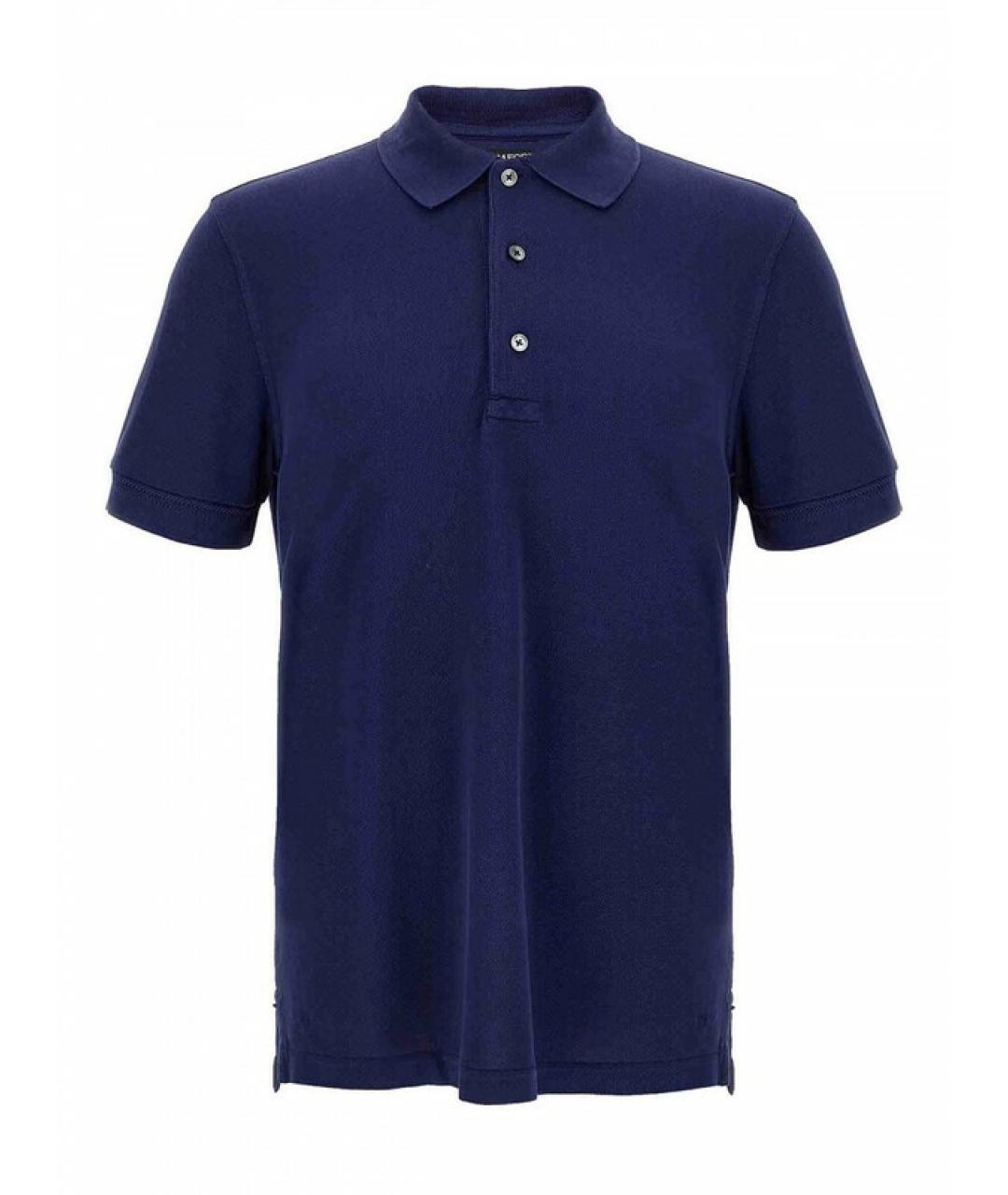 TOM FORD Темно-синяя хлопковая футболка, фото 1