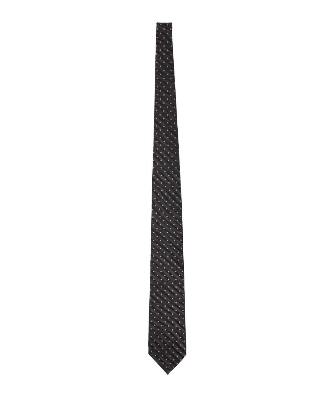TOM FORD Серый шелковый галстук, фото 2