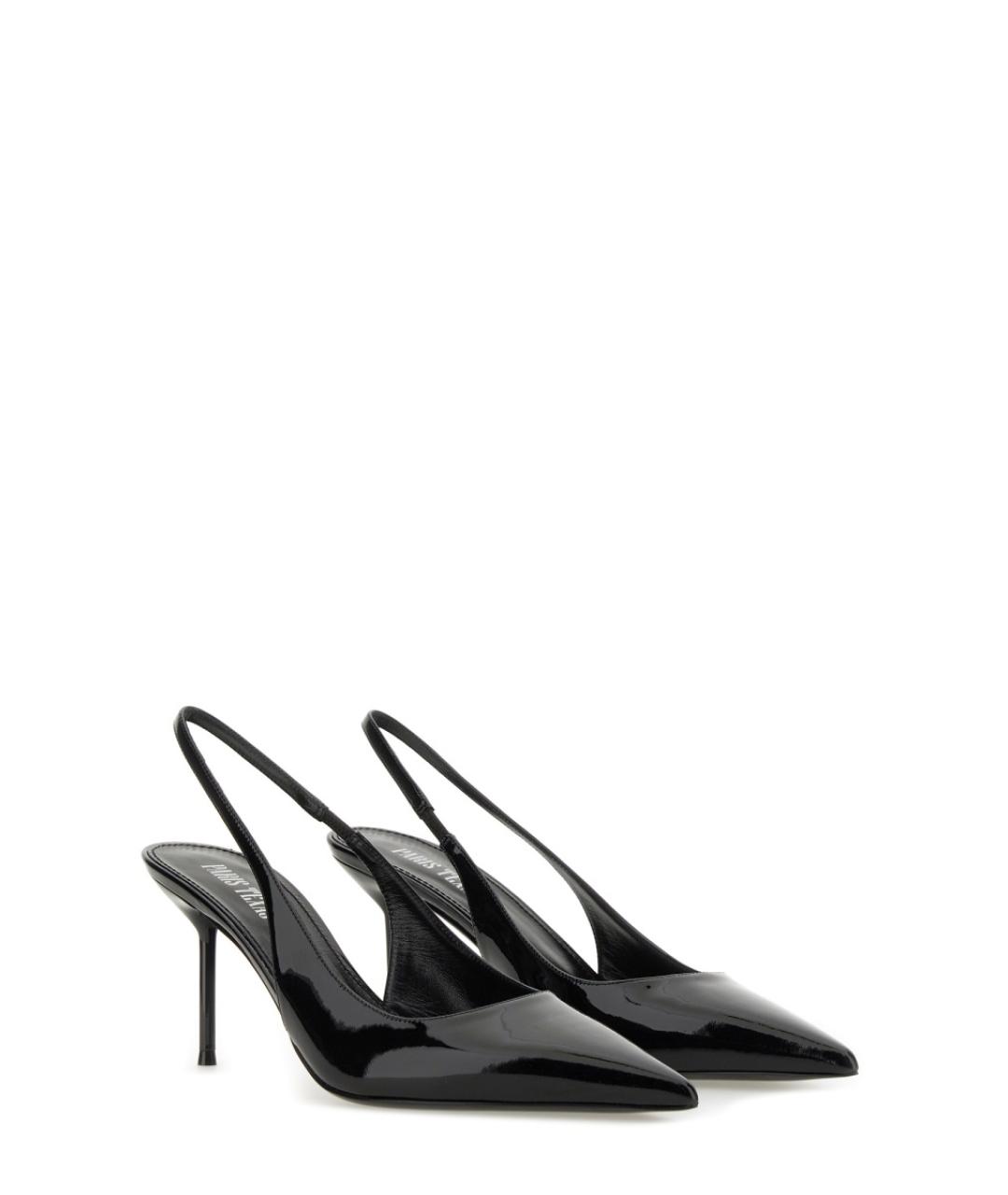 PARIS TEXAS Черные кожаные туфли, фото 2