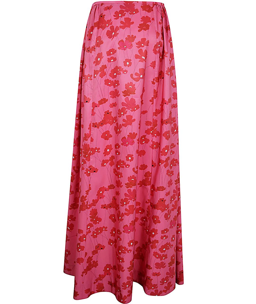 BERNADETTE Розовая полиэстеровая юбка макси, фото 2