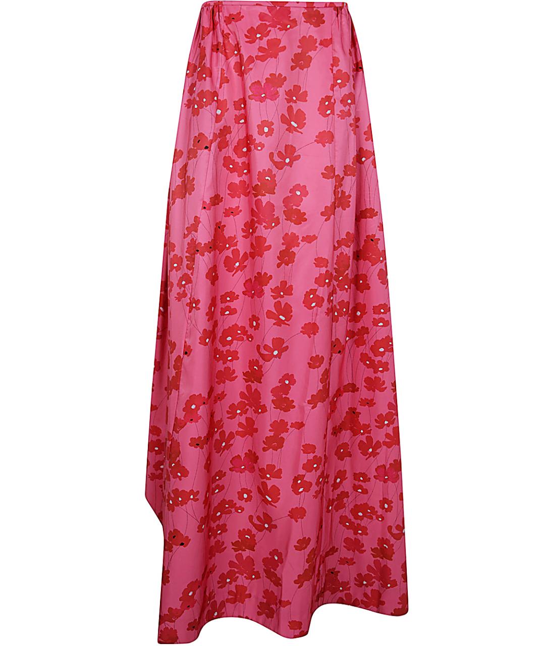 BERNADETTE Розовая полиэстеровая юбка макси, фото 1
