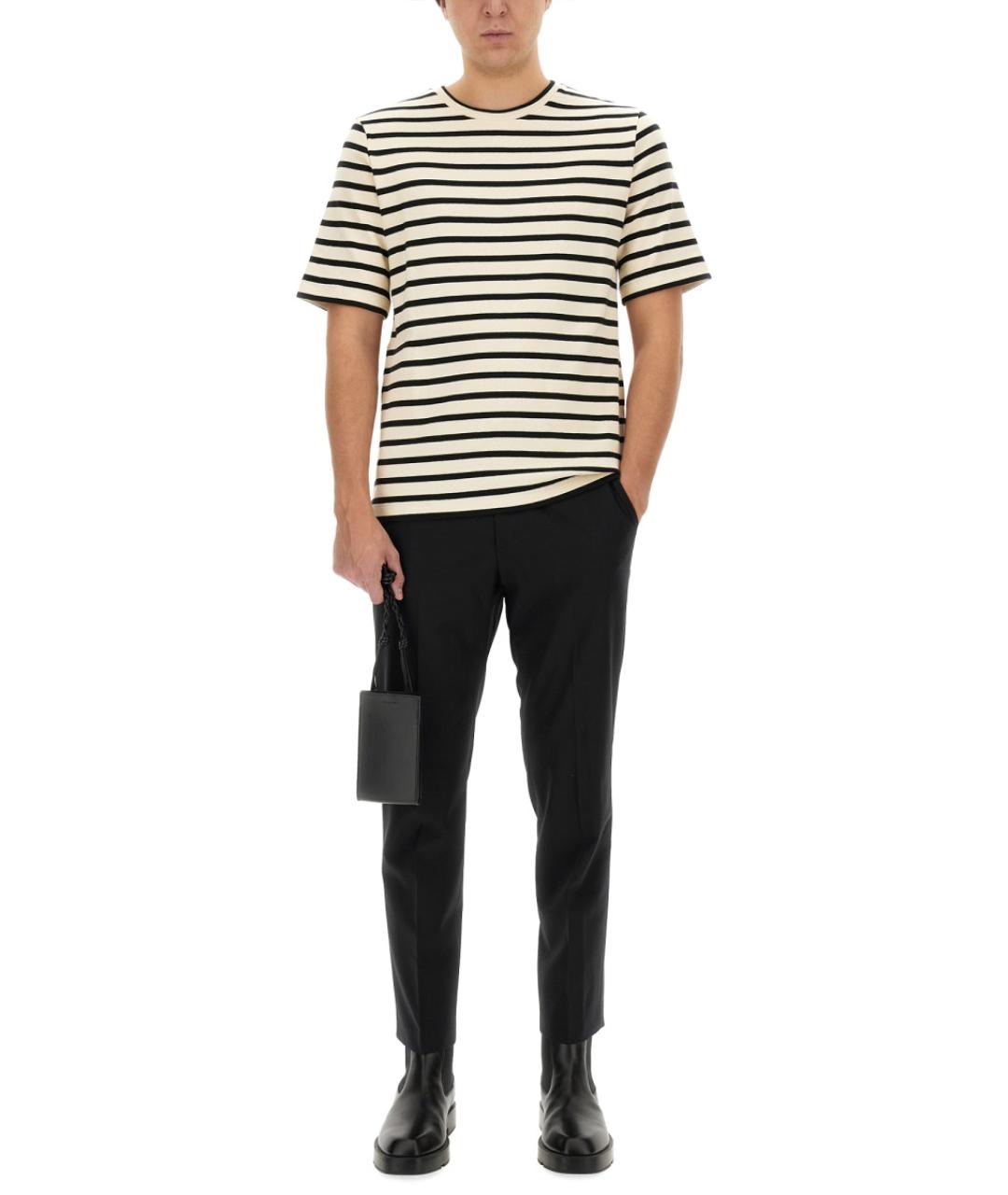 JIL SANDER Мульти хлопковая футболка, фото 4