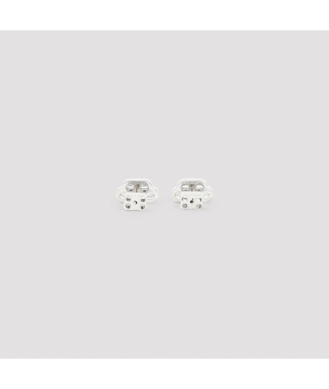 BALENCIAGA Серебряные латунные серьги, фото 3