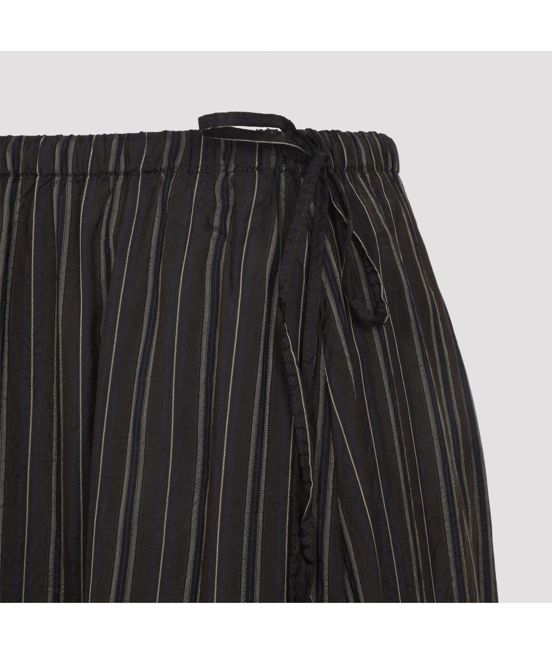 DRIES VAN NOTEN Коричневая вискозная юбка миди, фото 4