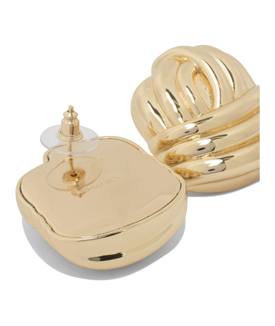 SELF-PORTRAIT Золотые металлические серьги, фото 2