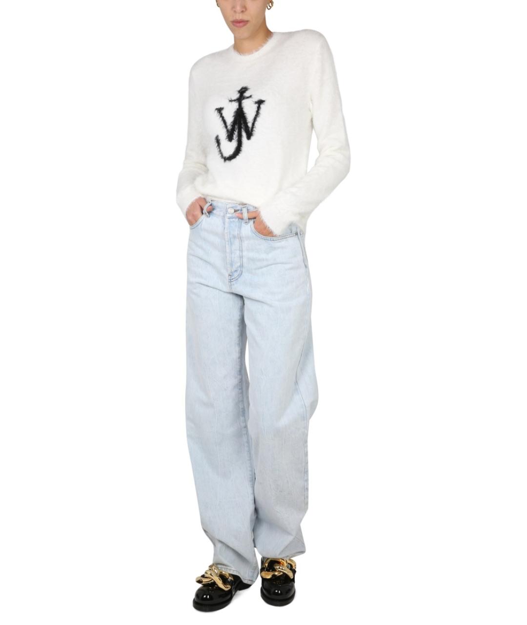 J.W.ANDERSON Белый хлопковый джемпер / свитер, фото 3